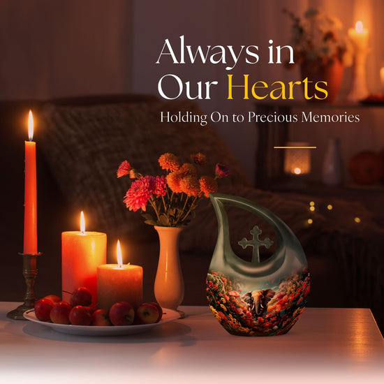 Elephant Urns For Ashes - Cremation Keepsake Urn