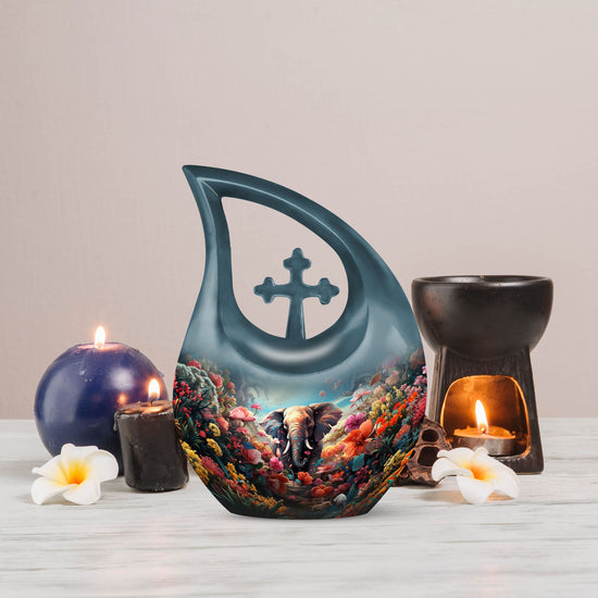 Elephant Urns For Ashes - Cremation Keepsake Urn