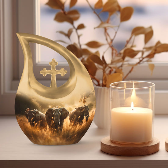 Elephant Urns For Ashes - Cremation Urn Small