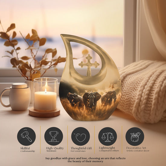 Elephant Urns For Ashes - Cremation Urn Small