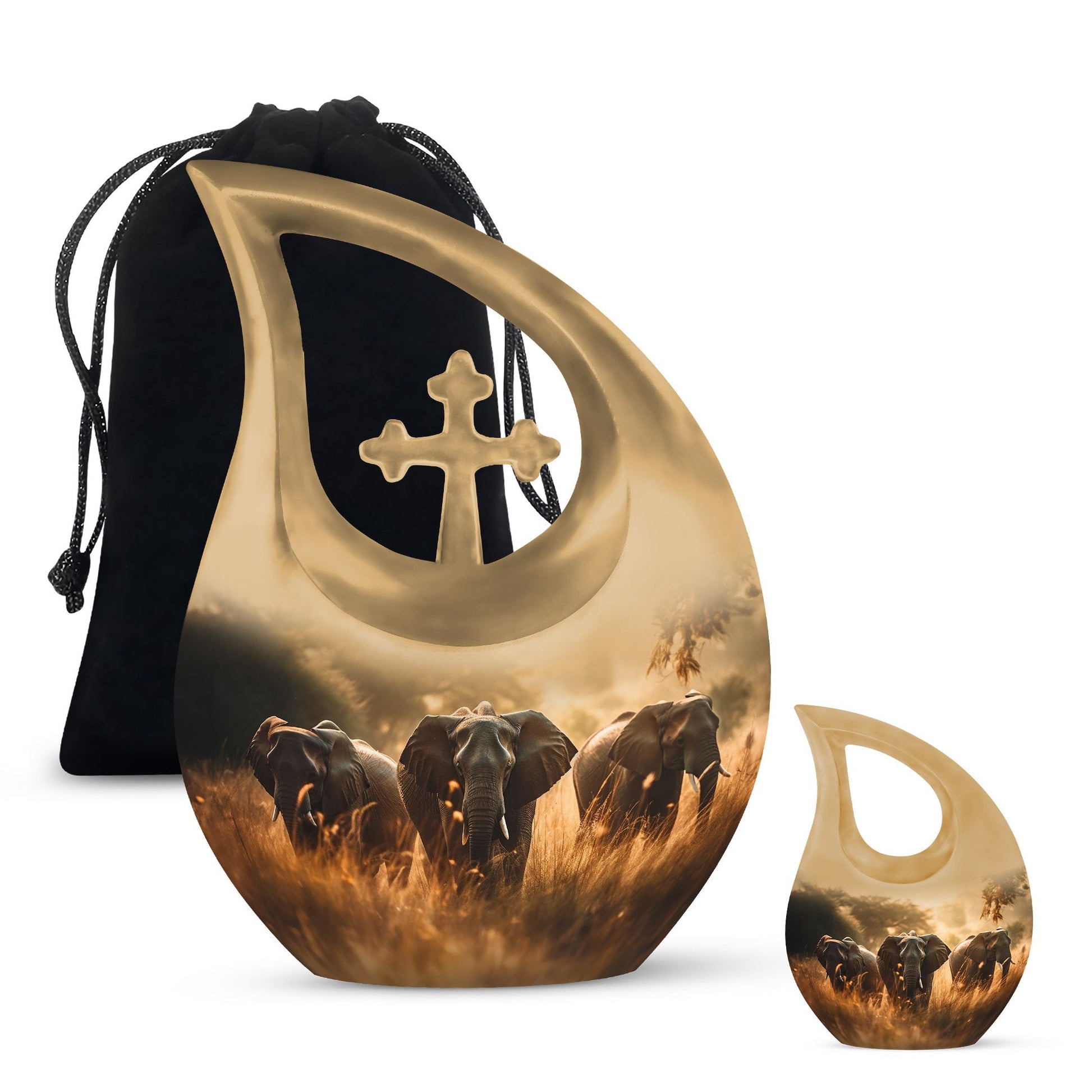 Elephant Urns For Ashes - Cremation Urn Small Urn