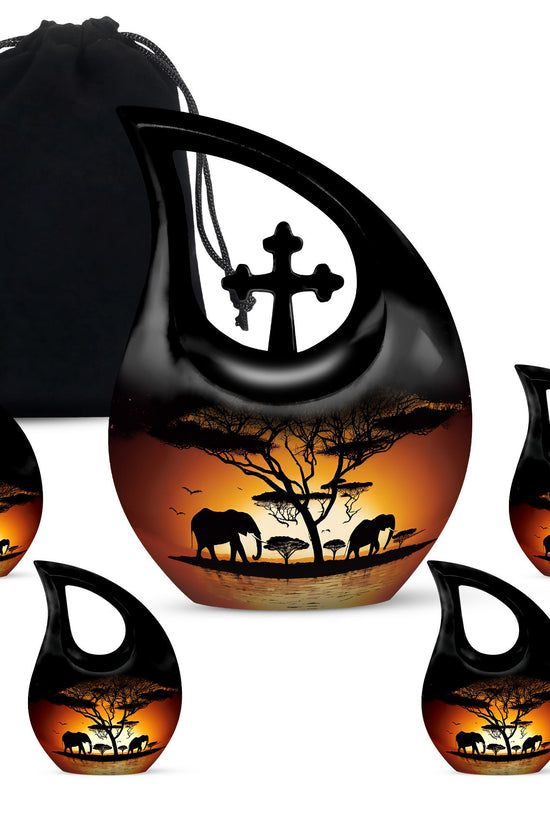 Elephant Urns For Ashes - Cremation Urns For Ashes For Men Urn