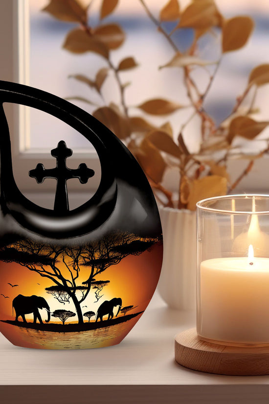 Elephant Urns For Ashes - Cremation Urns For Ashes For Men Urn