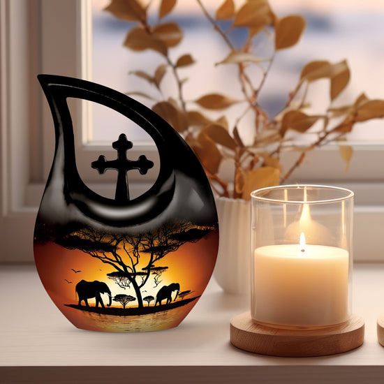 Elephant Urns For Ashes - Cremation Urns For Ashes For Men Urn