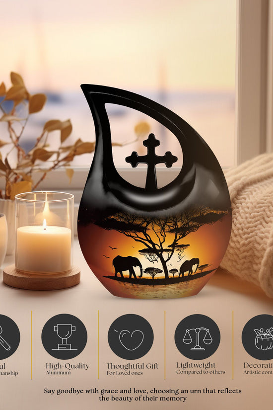 Elephant Urns For Ashes - Cremation Urns For Ashes For Men Urn
