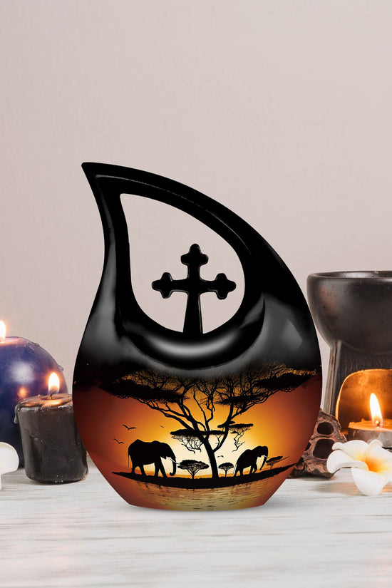 Elephant Urns For Ashes - Cremation Urns For Ashes For Men Urn
