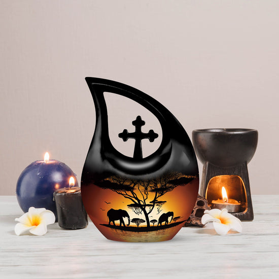 Elephant Urns For Ashes - Cremation Urns For Ashes For Men Urn