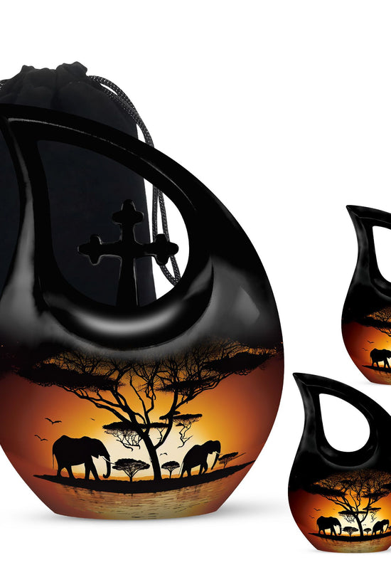 Elephant Urns For Ashes - Cremation Urns For Ashes For Men Urn