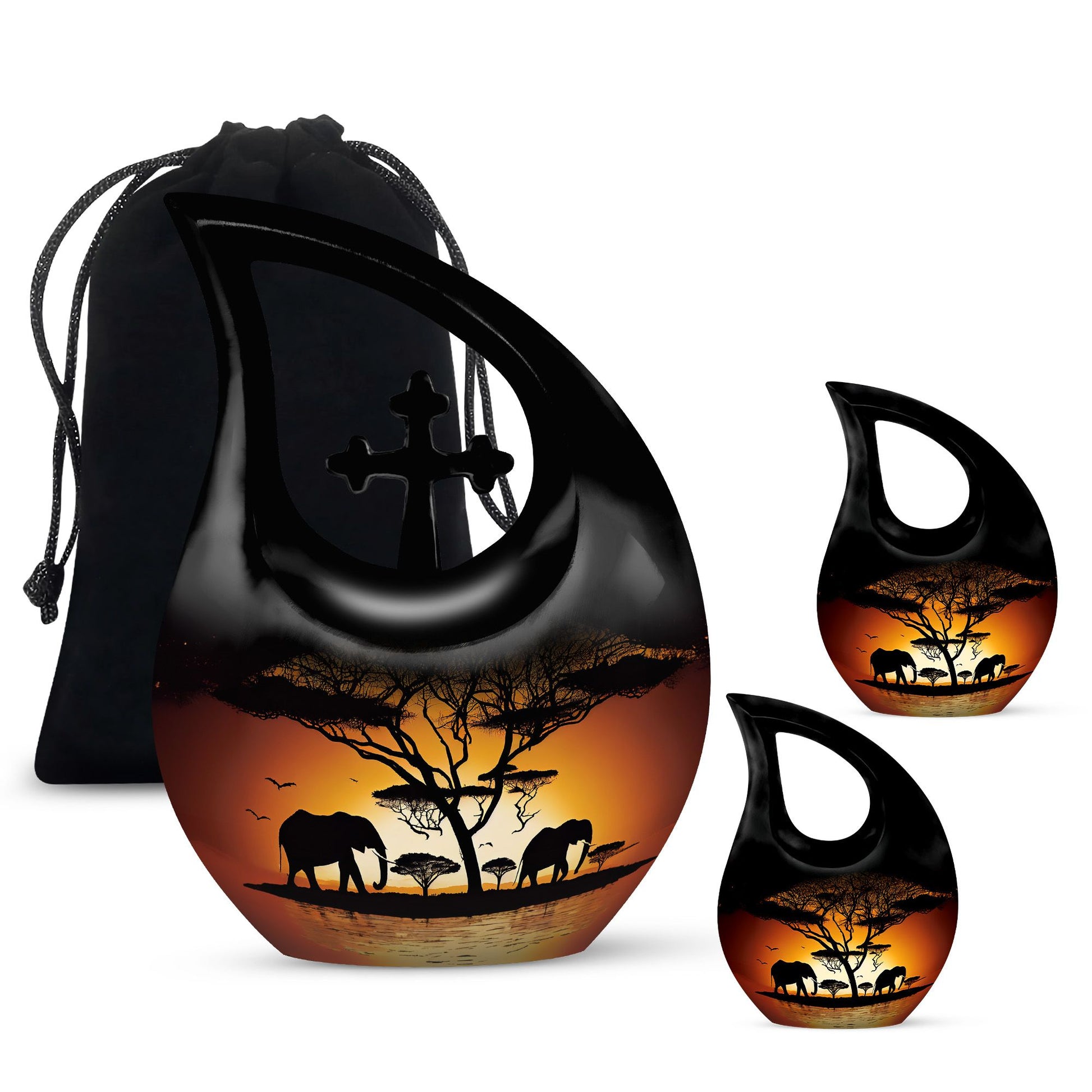 Elephant Urns For Ashes - Cremation Urns For Ashes For Men Urn