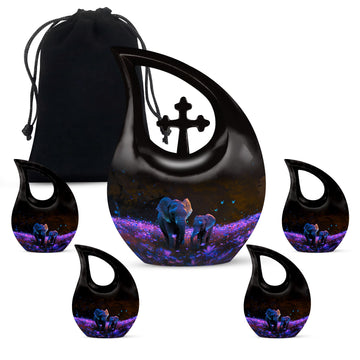 Large Urn With 4 Keepsake
