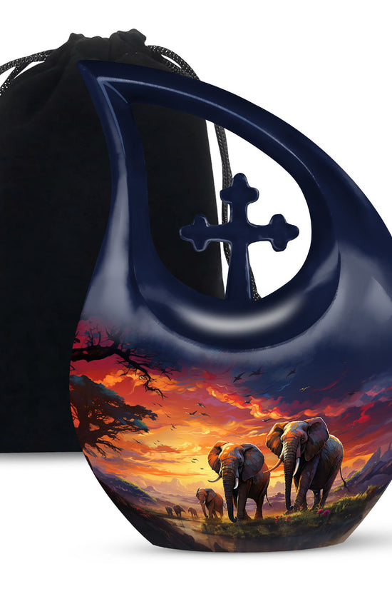 Elephant Urns For Ashes - Cremation Keepsakes Urns