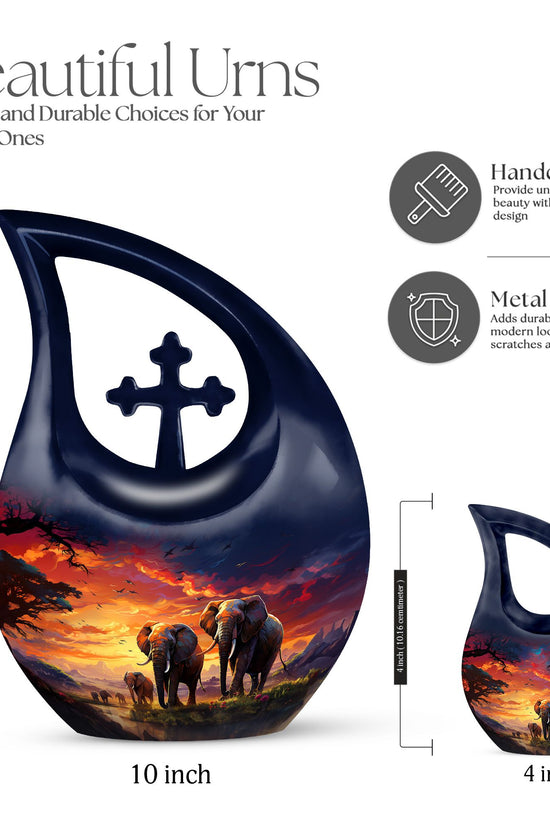 Elephant Urns For Ashes - Cremation Keepsakes Urns