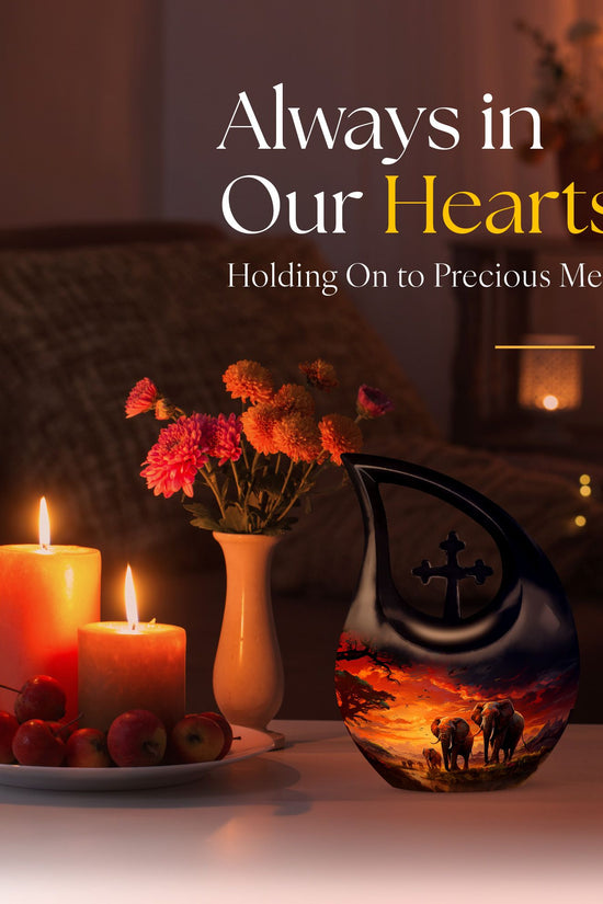 Elephant Urns For Ashes - Cremation Keepsakes Urns