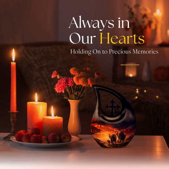 Elephant Urns For Ashes - Cremation Keepsakes Urns