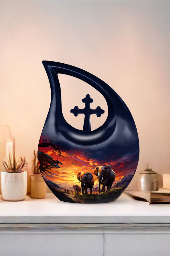 Elephant Urns For Ashes - Cremation Keepsakes Urns