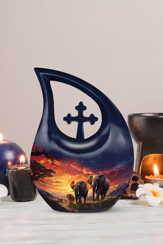 Elephant Urns For Ashes - Cremation Keepsakes Urns