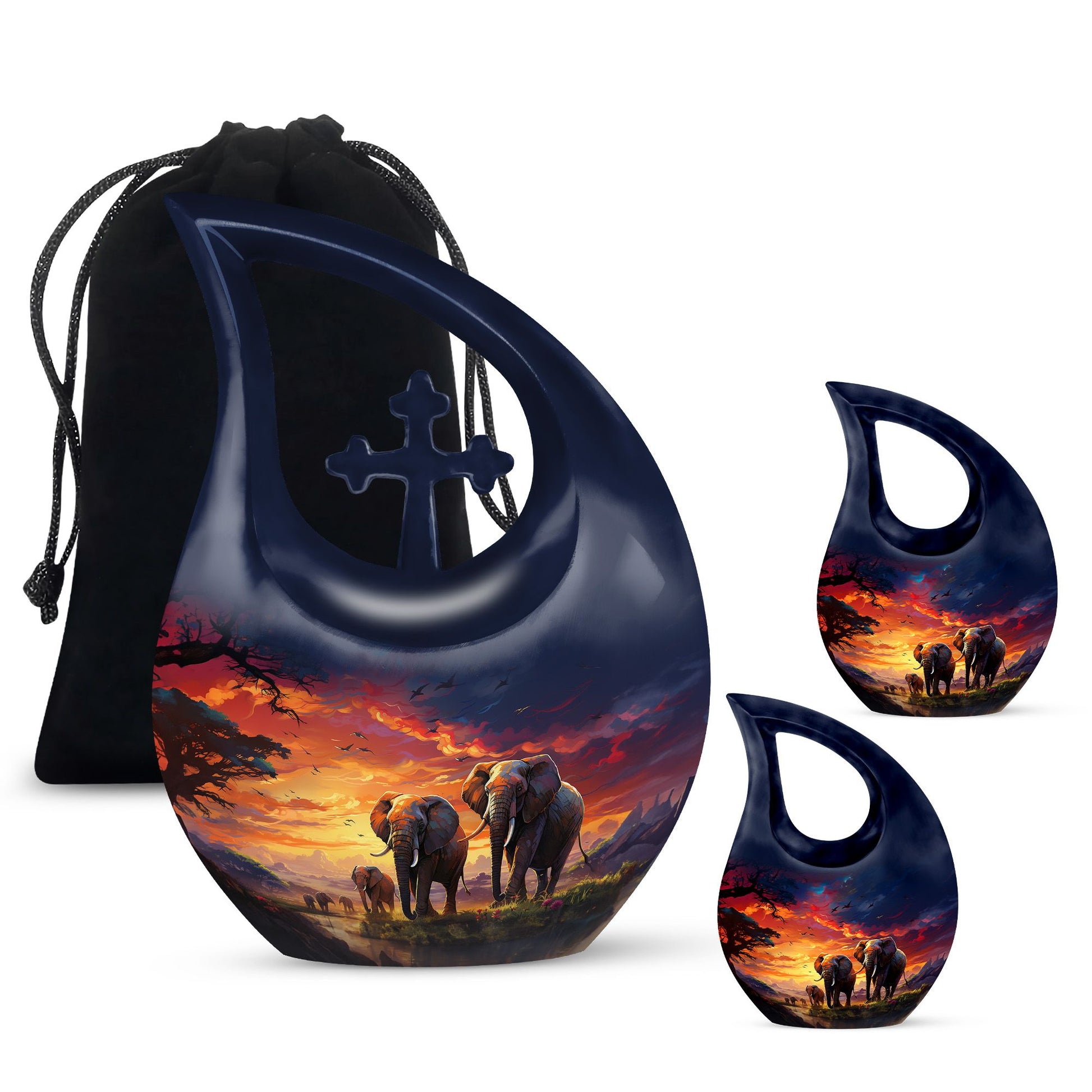 Elephant Urns For Ashes - Cremation Keepsakes Urns Urn