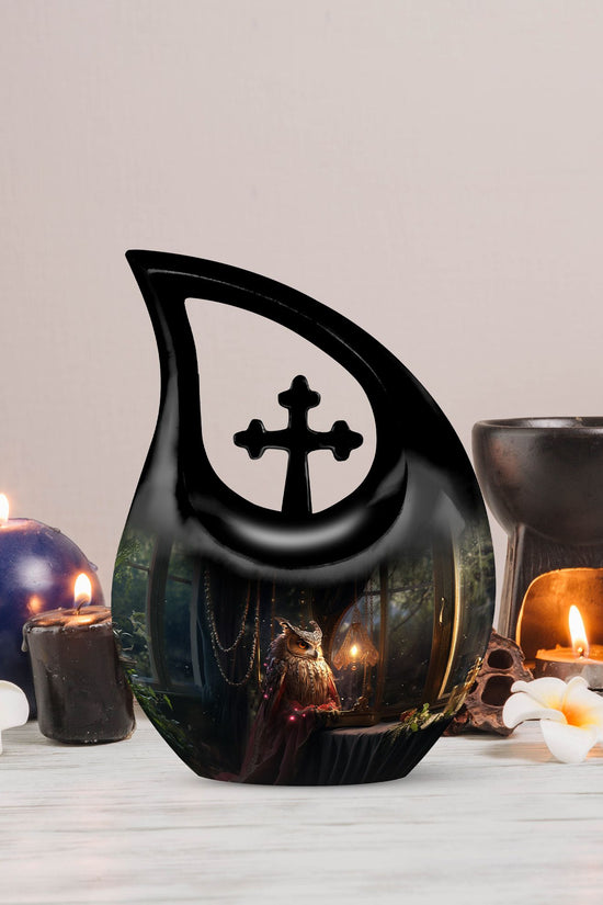 Owl Urns For Ashes - Cremation Urn For Adults