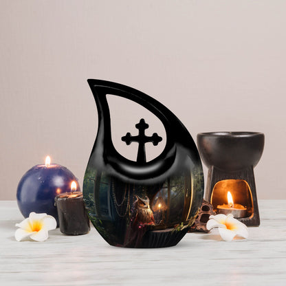 Owl Urns For Ashes - Cremation Urn For Adults