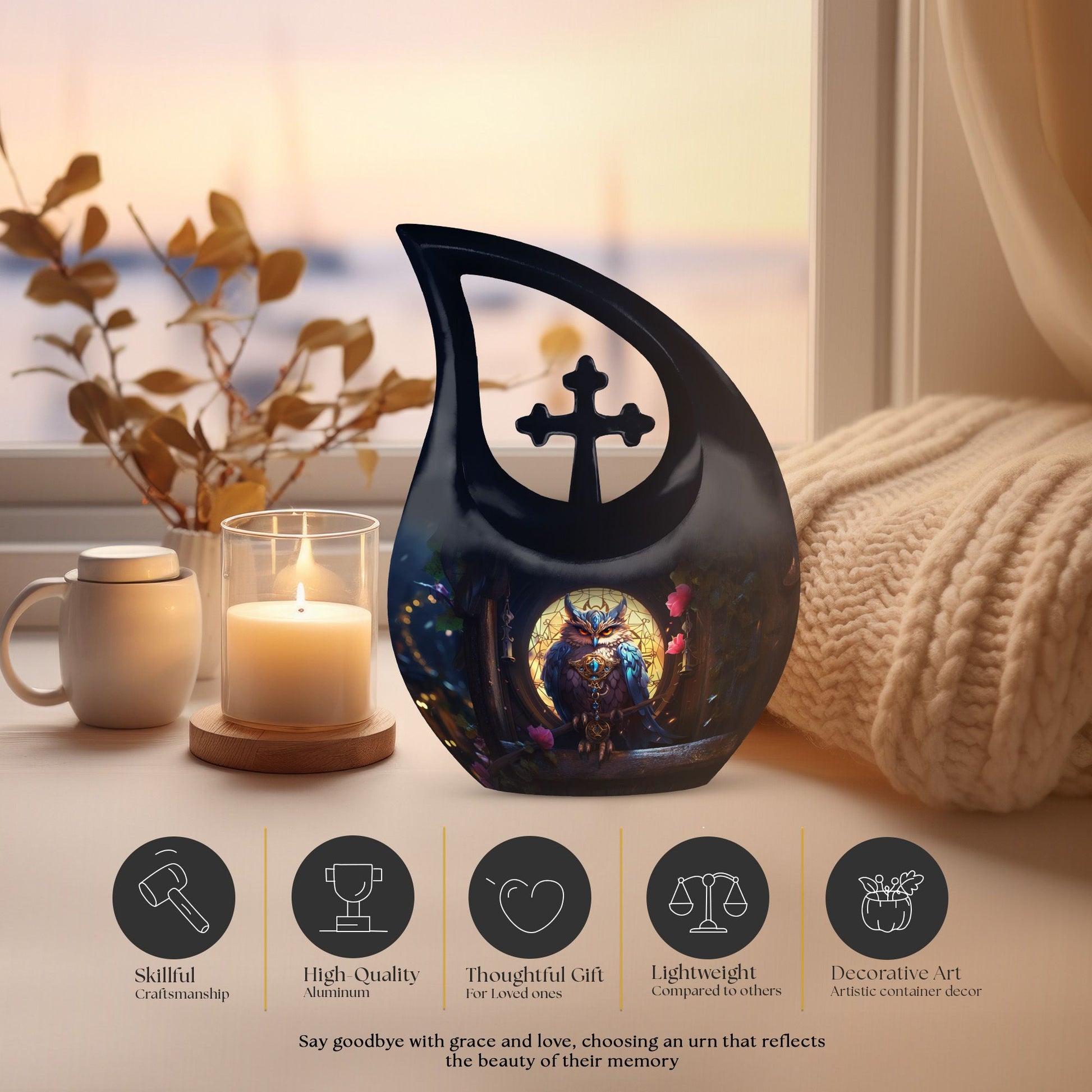 Owl Urns For Ashes - Urn Cremation Keepsake