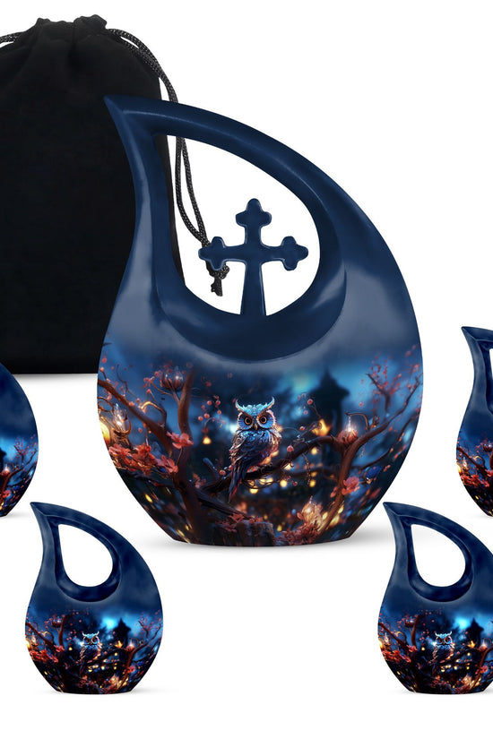 Owl Urns For Ashes - Cremation Keepsake Urns For Human Ashes Adult Urn
