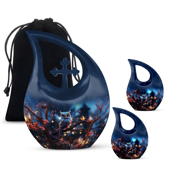 Owl Urns For Ashes - Cremation Keepsake Urns For Human Ashes Adult Urn