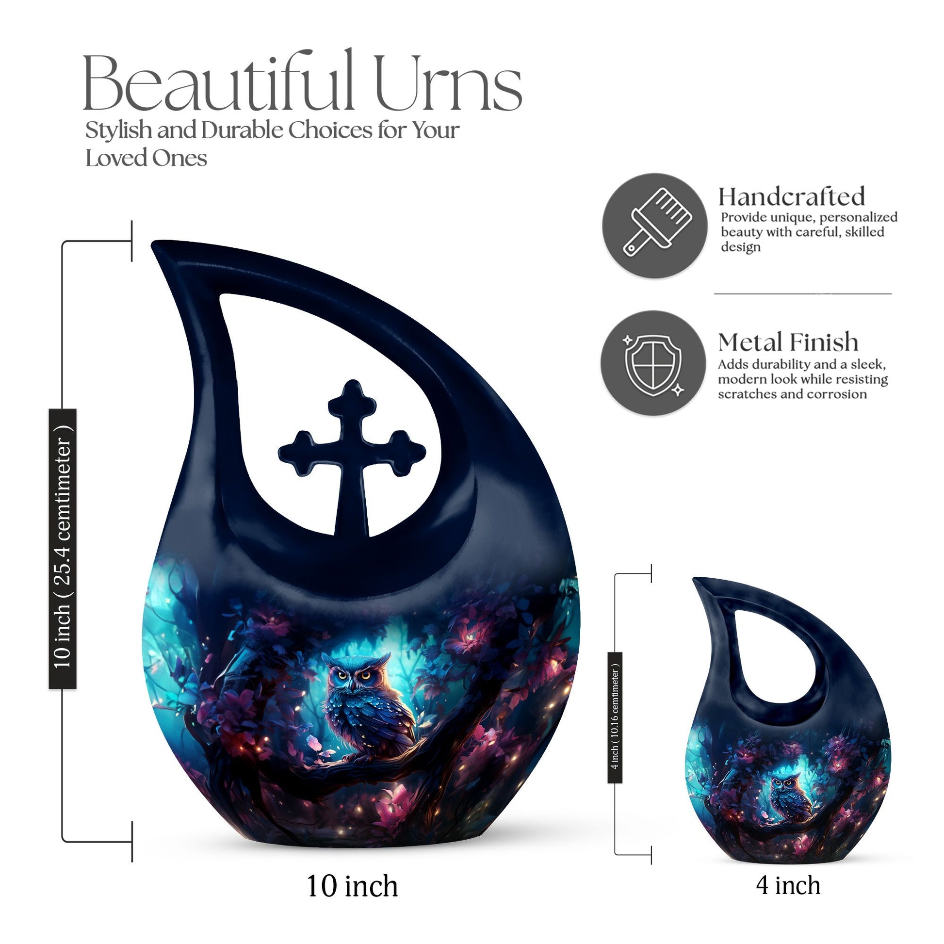 Owl Urns For Ashes - Mini Cremation Urns