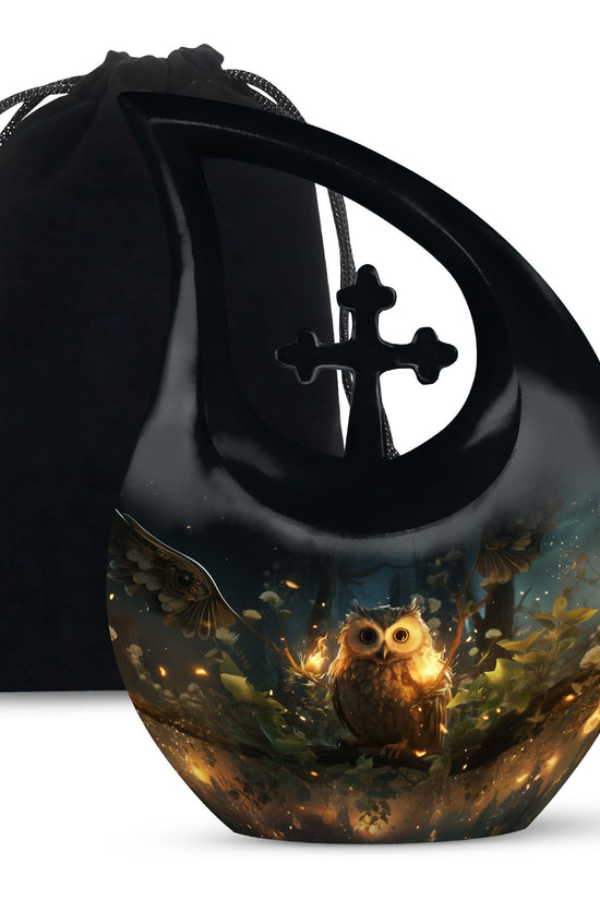 Owl Urns For Ashes - Adult Size Cremation Urns