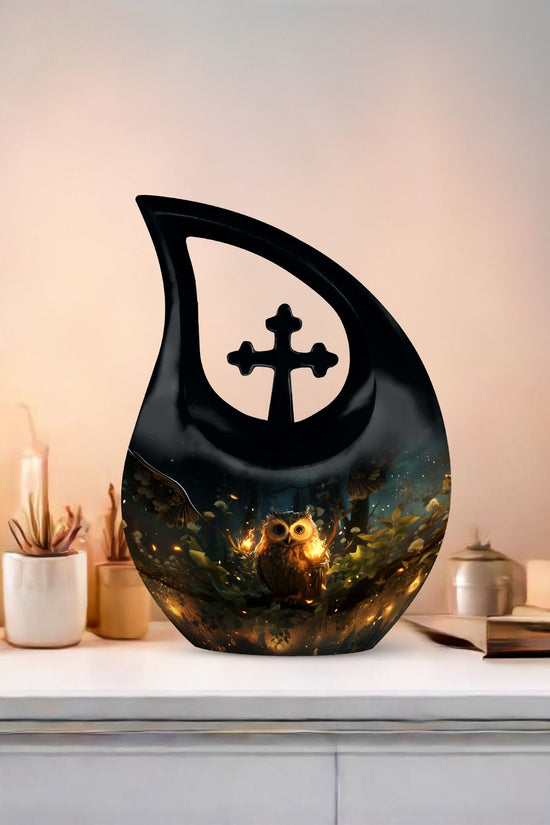 Owl Urns For Ashes - Adult Size Cremation Urns