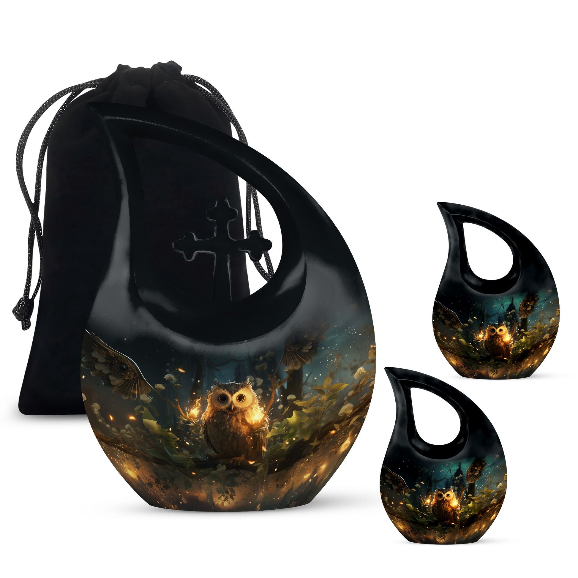 Owl Urns For Ashes - Adult Size Cremation Urns Urn