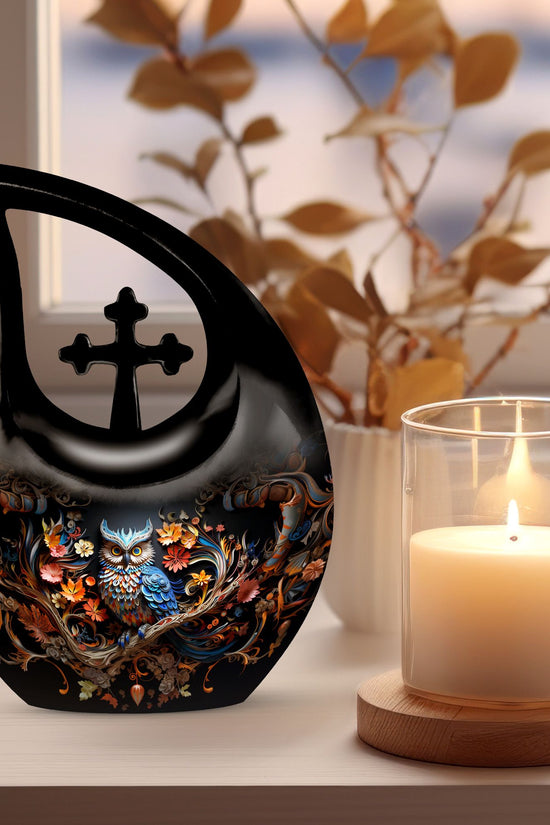 Owl Urns For Ashes - Small Cremation Urns For Human Ashes Adult Urn