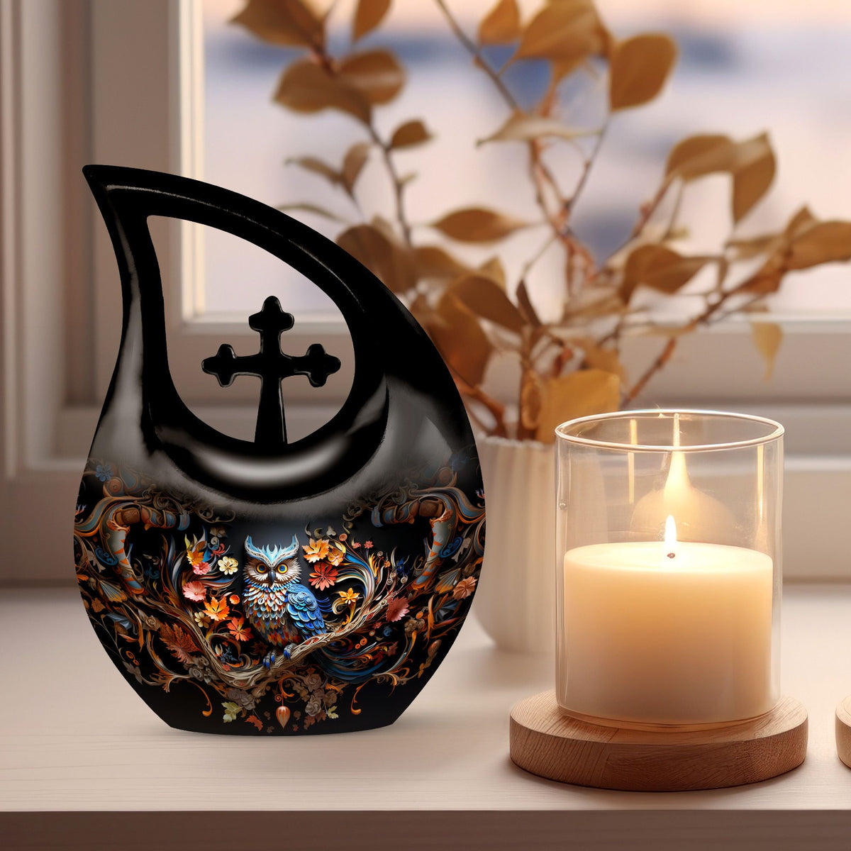 Owl Urns For Ashes - Small Cremation Urns For Human Ashes Adult Urn