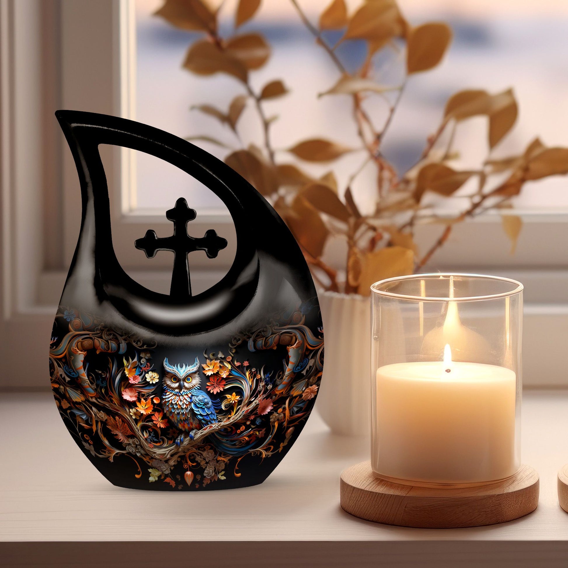 Owl Urns For Ashes - Small Cremation Urns For Human Ashes Adult Urn