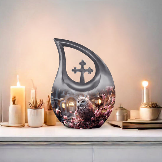 Owl Urns For Ashes - Keepsake Cremation Urns For Human Ashes Urn