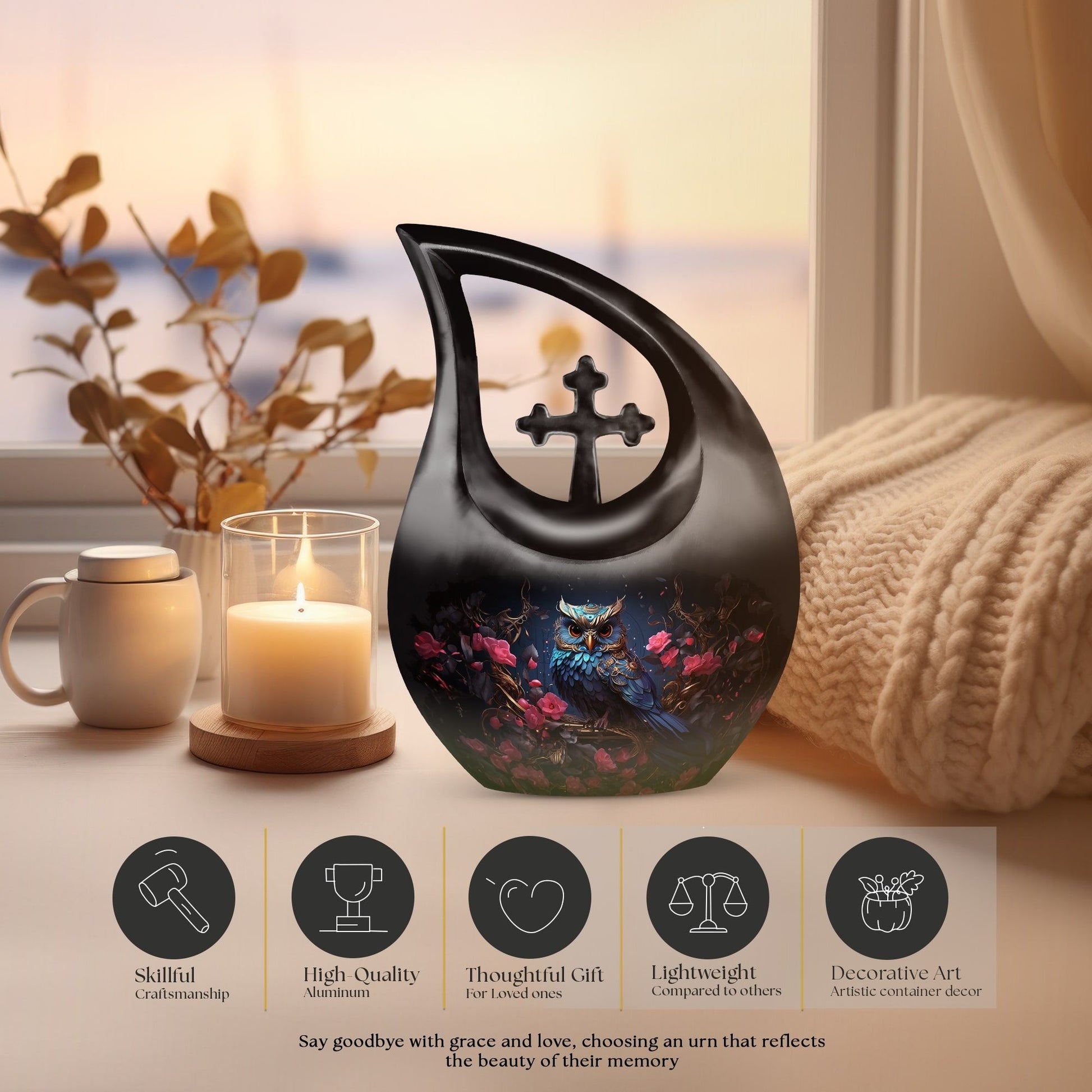 Owl Urns For Ashes - Cremation Urns Adult Urn