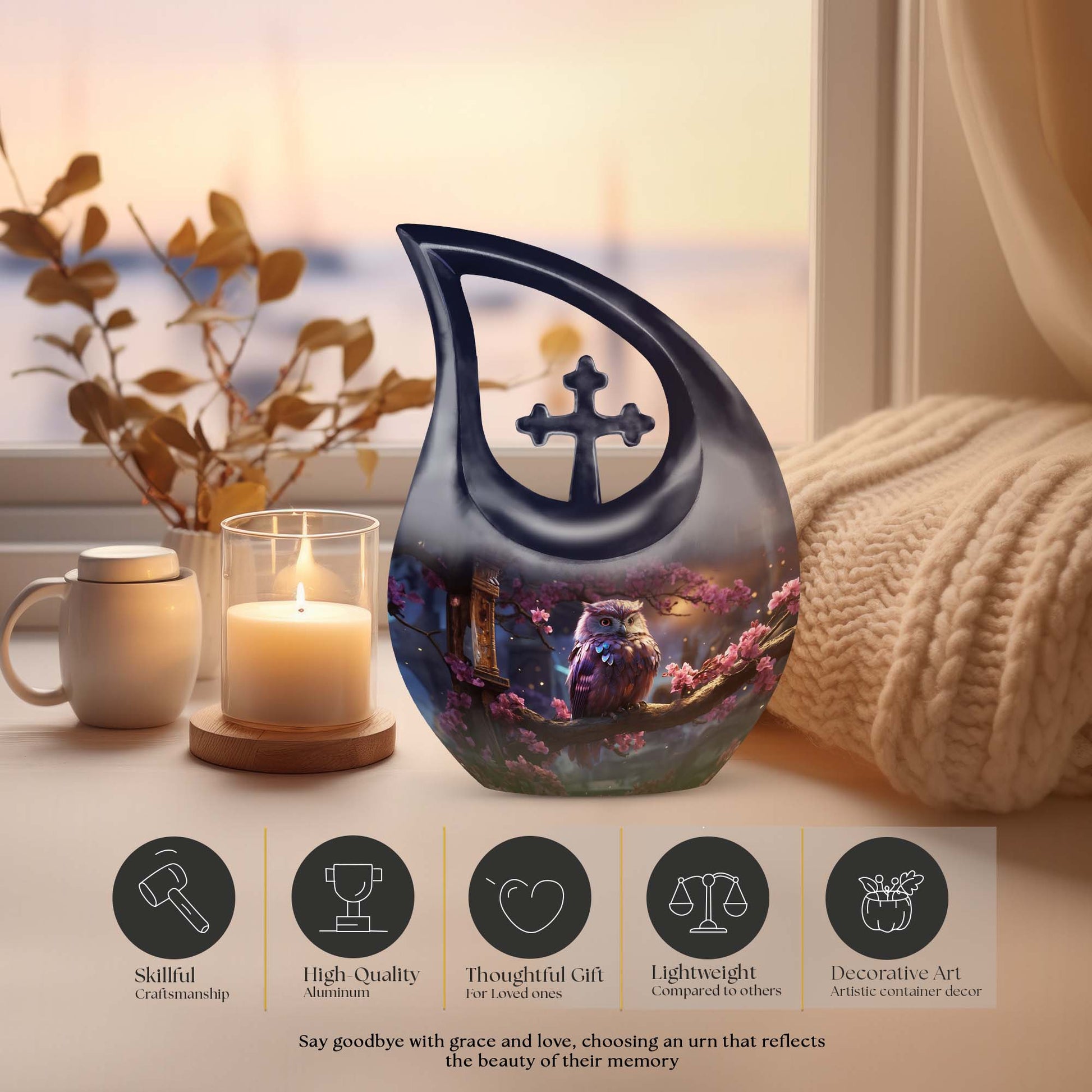 Owl Urns For Ashes - Urn For Cremation