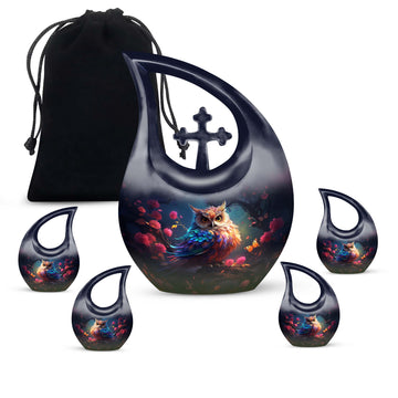 Large Urn With 4 Keepsake