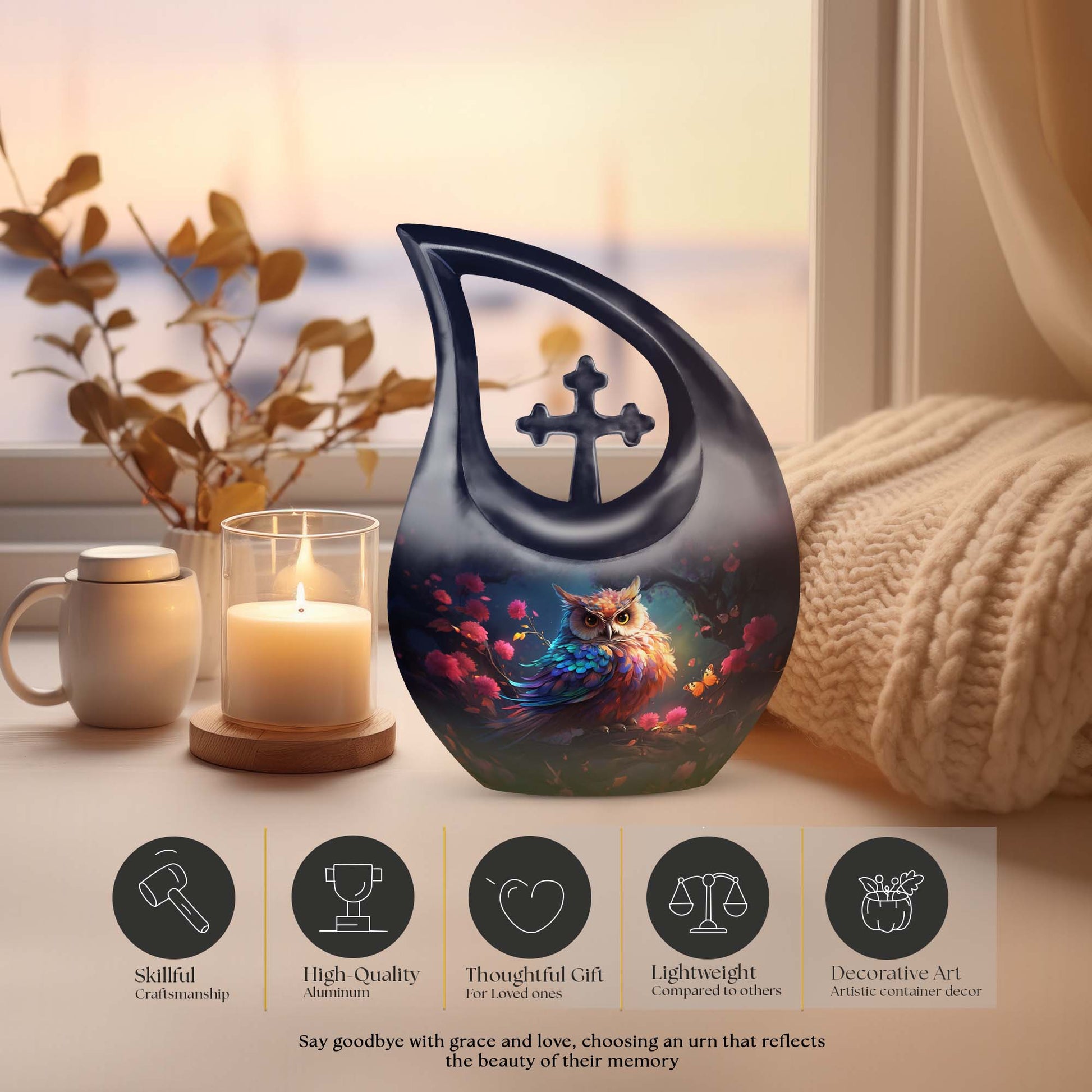 Owl Urns For Ashes - Cremation Urns For Adults Urn