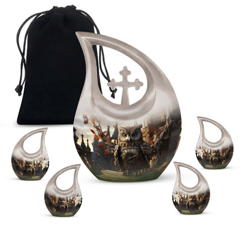 Large Urn With 4 Keepsake