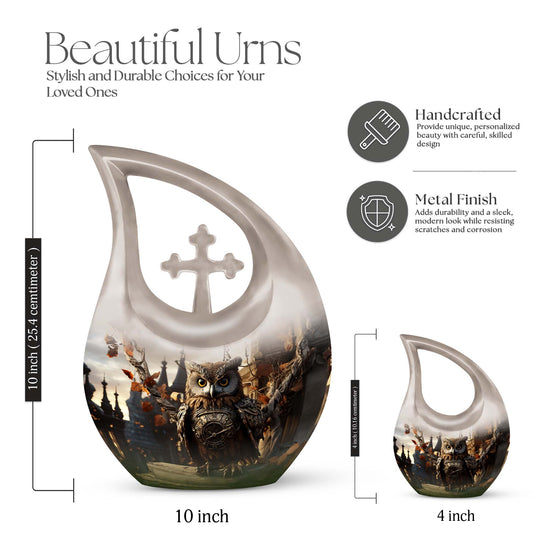 Owl Urns For Ashes - Cremation Urn For Adult