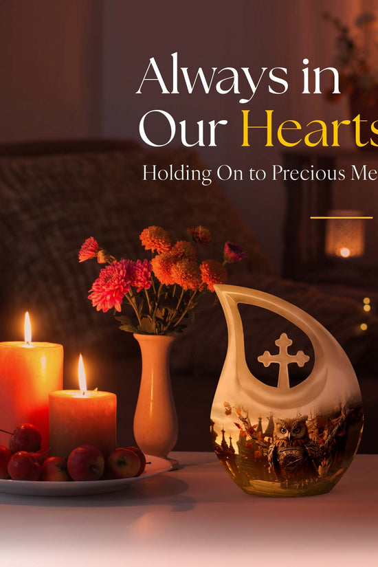 Owl Urns For Ashes - Cremation Urn For Adult