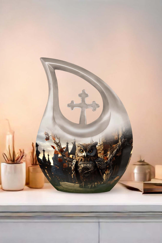 Owl Urns For Ashes - Cremation Urn For Adult