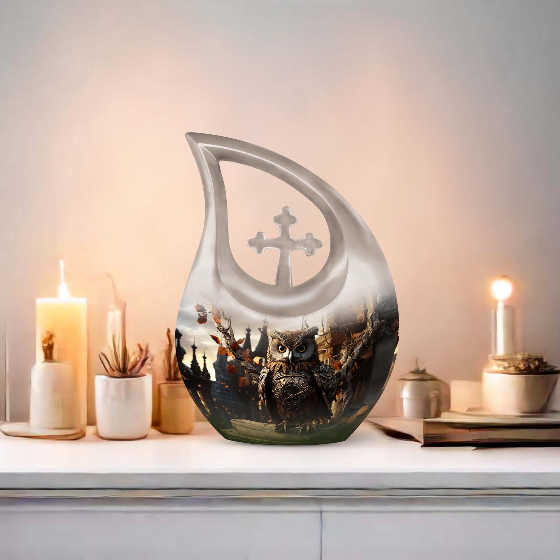 Owl Urns For Ashes - Cremation Urn For Adult