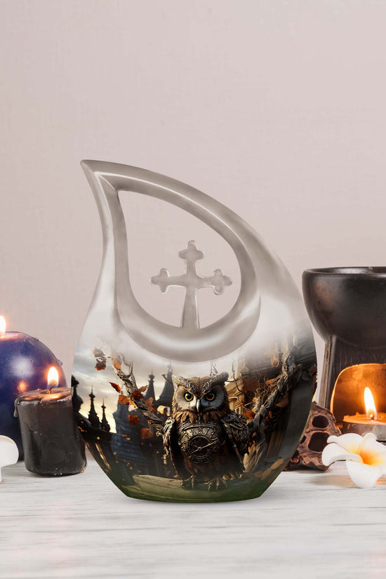 Owl Urns For Ashes - Cremation Urn For Adult