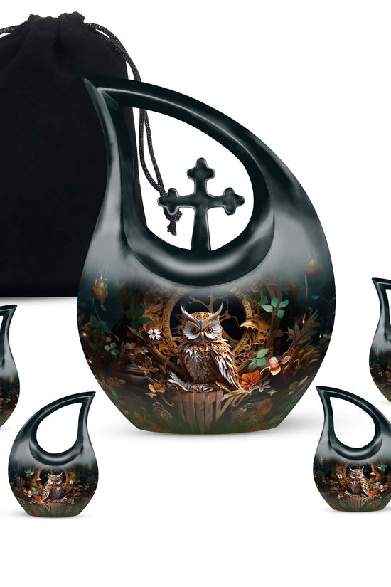 Owl Urns For Ashes - Adult Cremation Urn