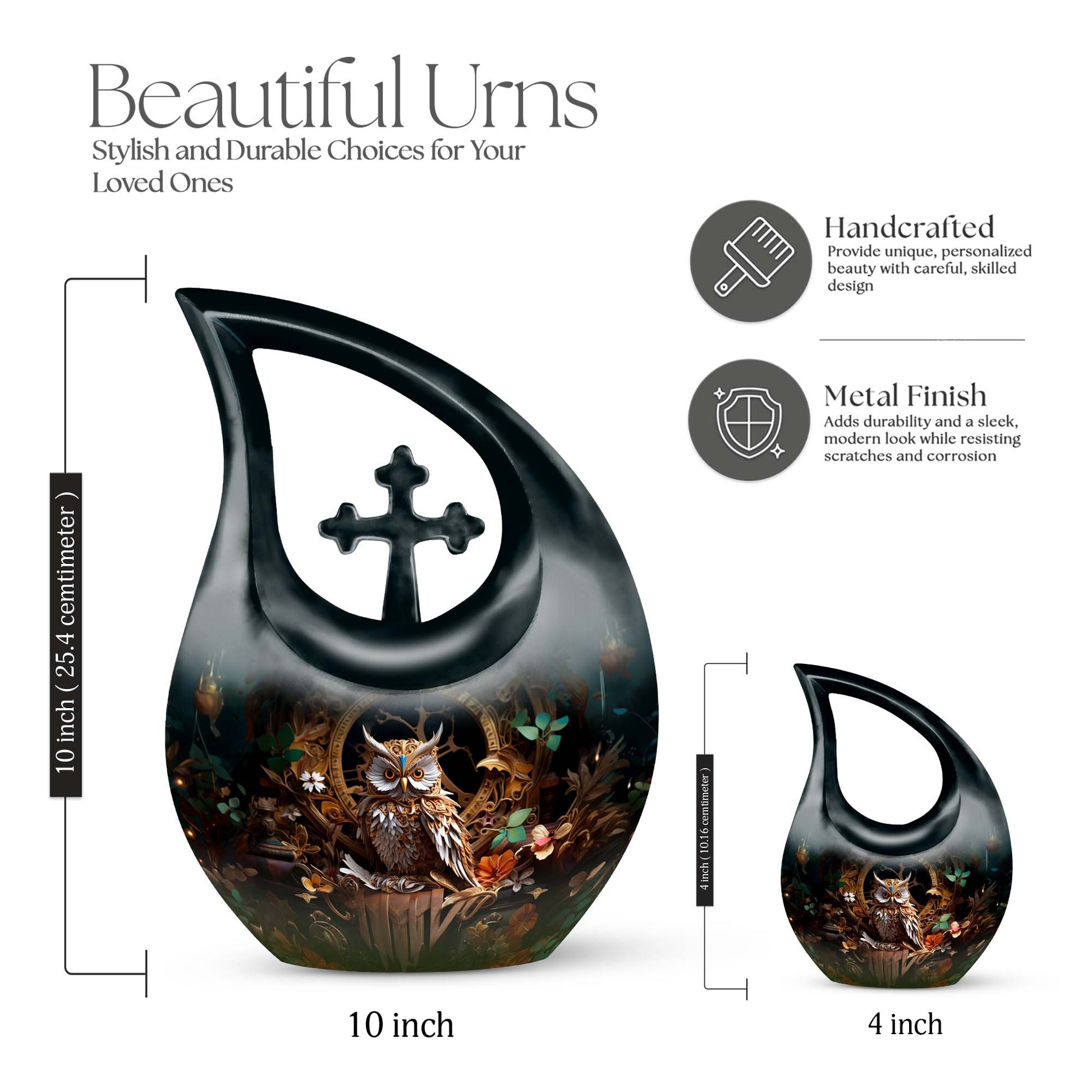 Owl Urns For Ashes - Adult Cremation Urn