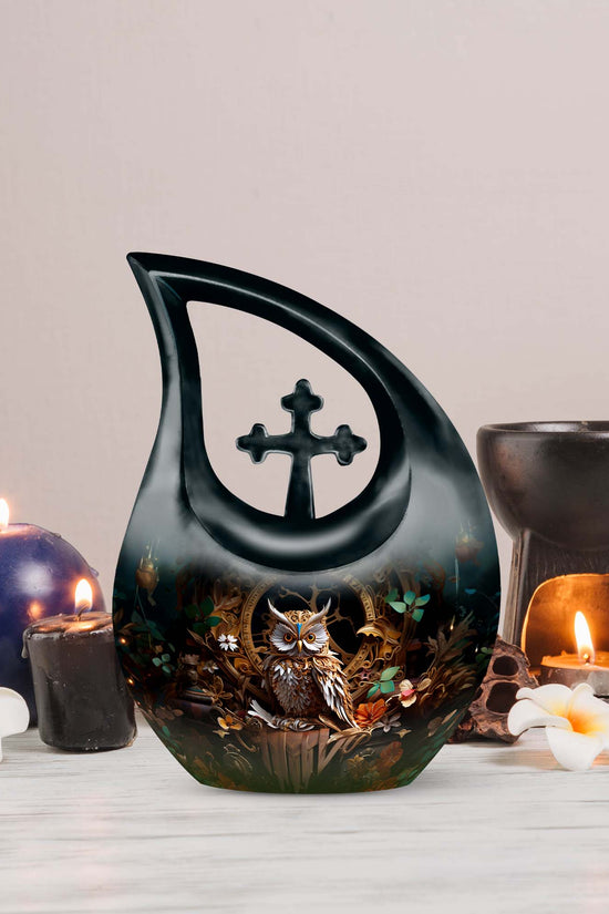 Owl Urns For Ashes - Adult Cremation Urn
