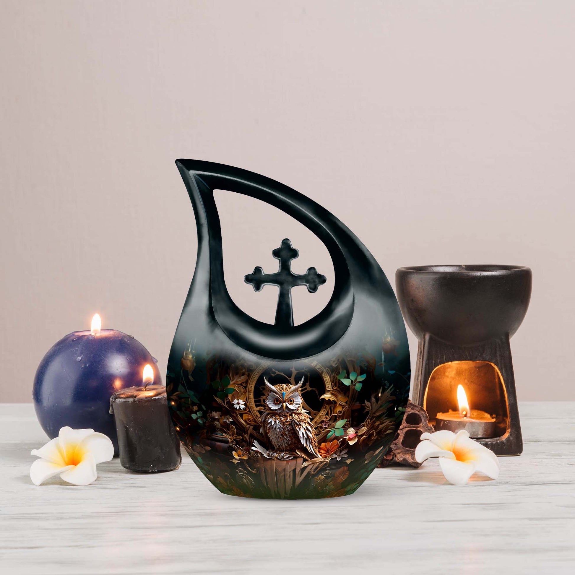 Owl Urns For Ashes - Adult Cremation Urn