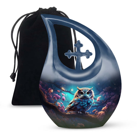 Owl Urns For Ashes - Cremation Urns For Human Ashes Adult Set Urn