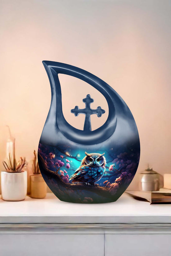 Owl Urns For Ashes - Cremation Urns For Human Ashes Adult Set Urn